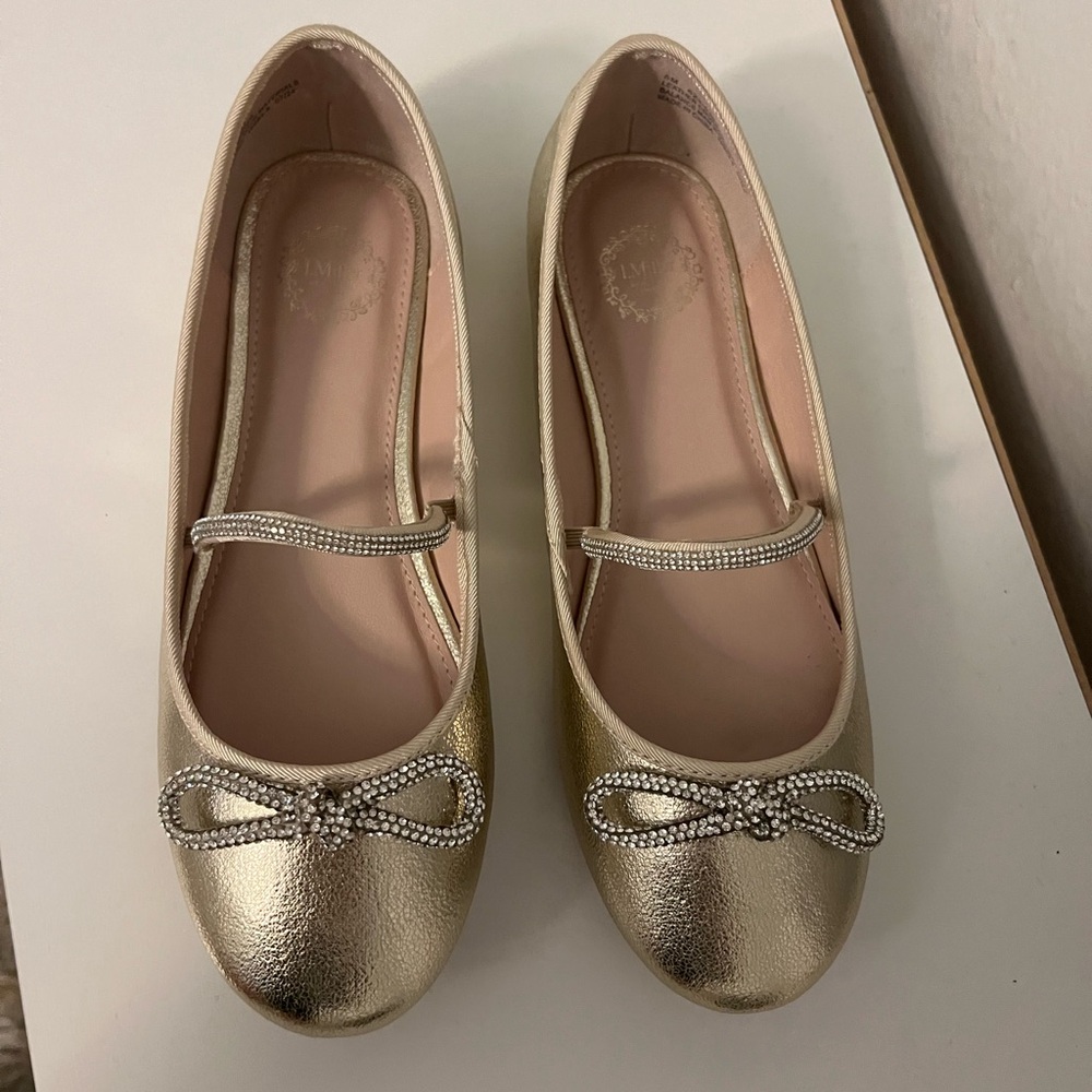 Elegant Gold  Ballet Flats